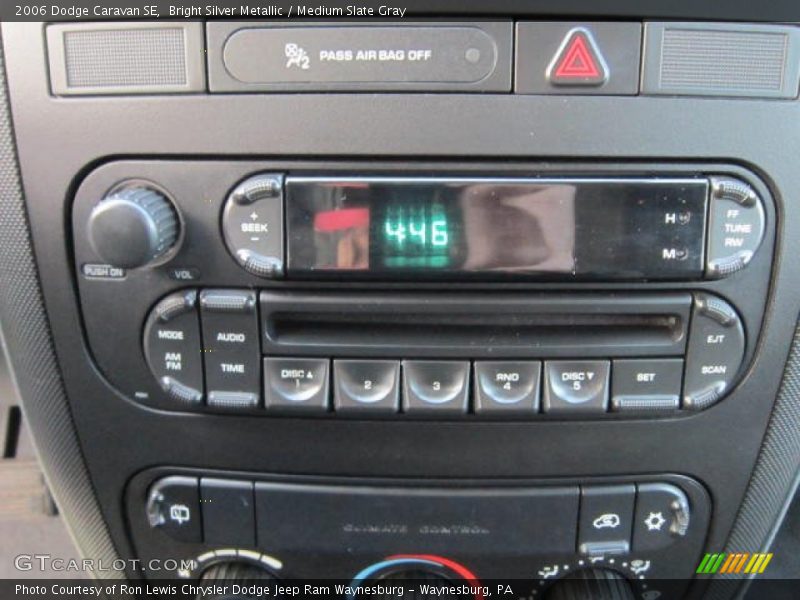 Bright Silver Metallic / Medium Slate Gray 2006 Dodge Caravan SE