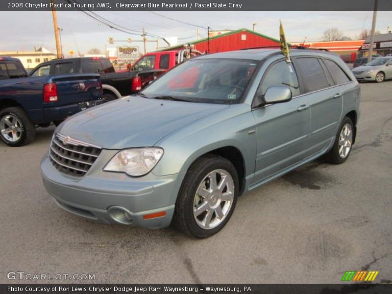 Clearwater Blue Pearlcoat / Pastel Slate Gray 2008 Chrysler Pacifica Touring AWD