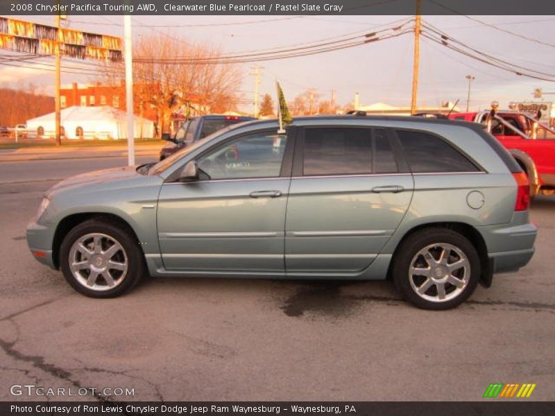 Clearwater Blue Pearlcoat / Pastel Slate Gray 2008 Chrysler Pacifica Touring AWD