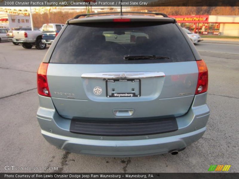 Clearwater Blue Pearlcoat / Pastel Slate Gray 2008 Chrysler Pacifica Touring AWD