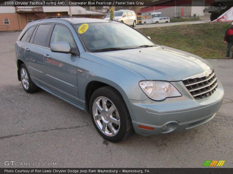 Clearwater Blue Pearlcoat / Pastel Slate Gray 2008 Chrysler Pacifica Touring AWD
