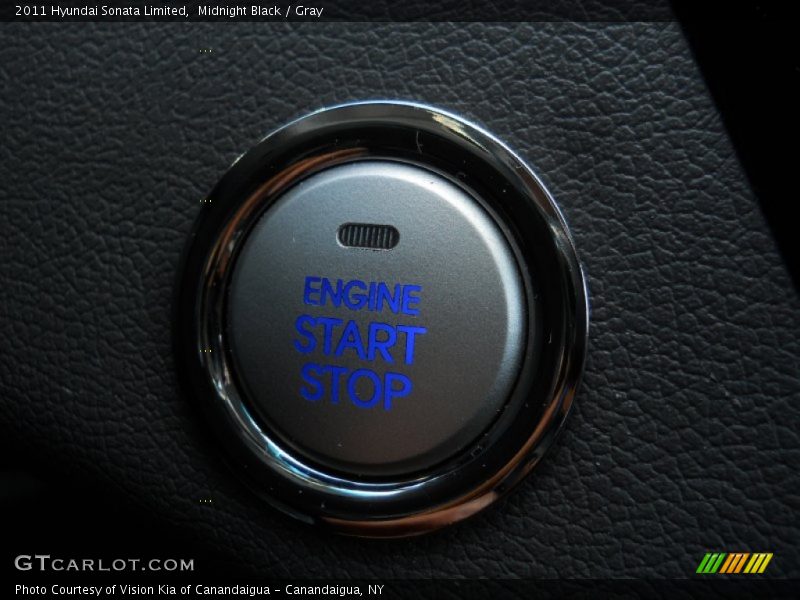 Midnight Black / Gray 2011 Hyundai Sonata Limited