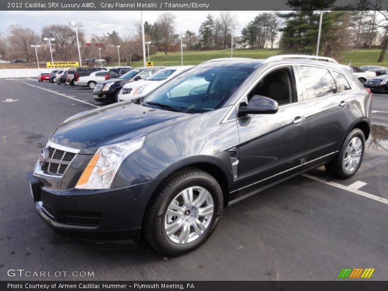 Gray Flannel Metallic / Titanium/Ebony 2012 Cadillac SRX Luxury AWD