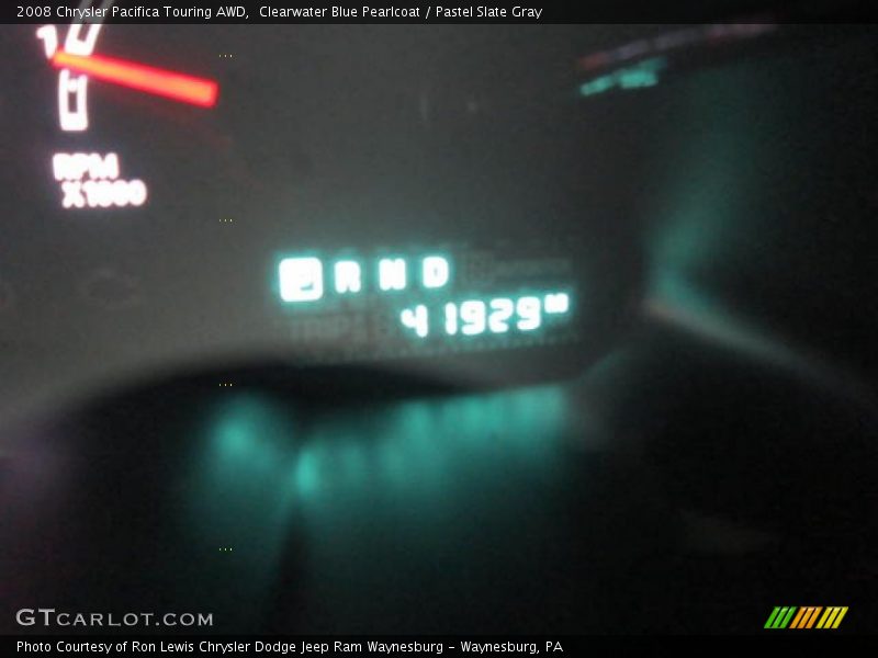 Clearwater Blue Pearlcoat / Pastel Slate Gray 2008 Chrysler Pacifica Touring AWD