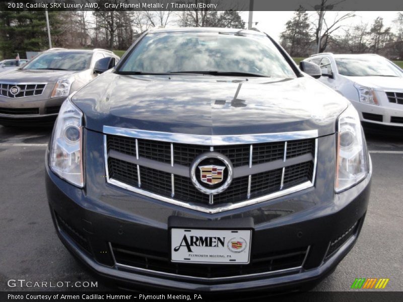 Gray Flannel Metallic / Titanium/Ebony 2012 Cadillac SRX Luxury AWD