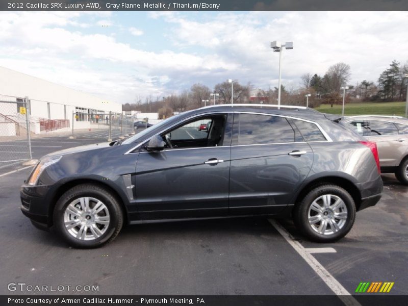 Gray Flannel Metallic / Titanium/Ebony 2012 Cadillac SRX Luxury AWD