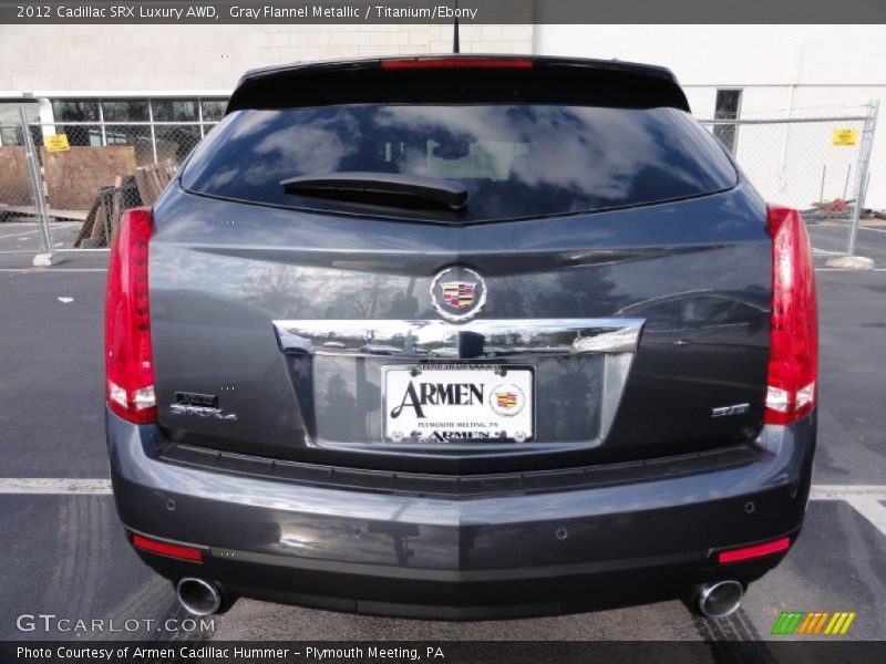 Gray Flannel Metallic / Titanium/Ebony 2012 Cadillac SRX Luxury AWD