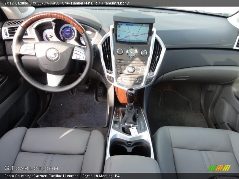 Gray Flannel Metallic / Titanium/Ebony 2012 Cadillac SRX Luxury AWD