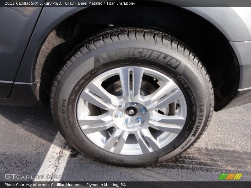 Gray Flannel Metallic / Titanium/Ebony 2012 Cadillac SRX Luxury AWD