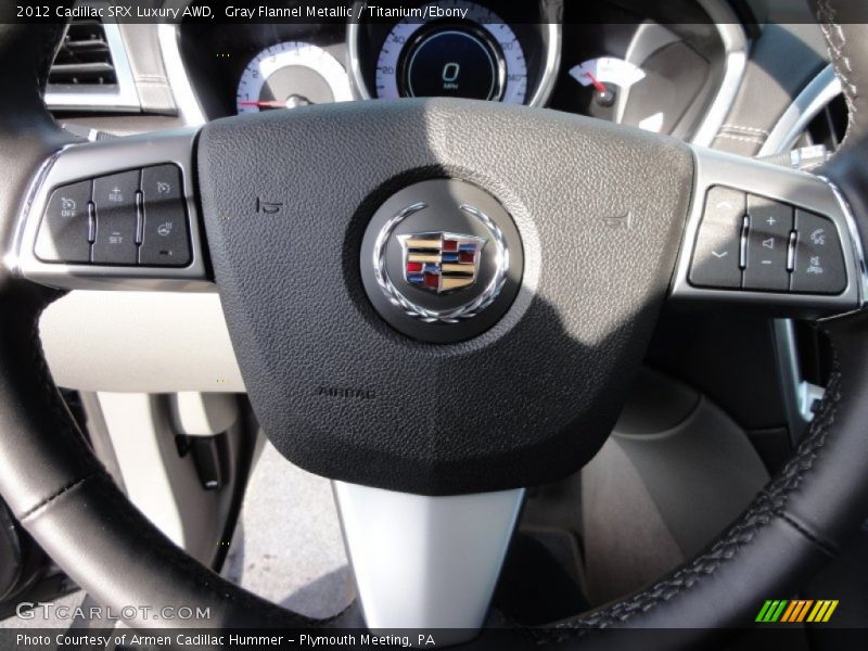 Gray Flannel Metallic / Titanium/Ebony 2012 Cadillac SRX Luxury AWD