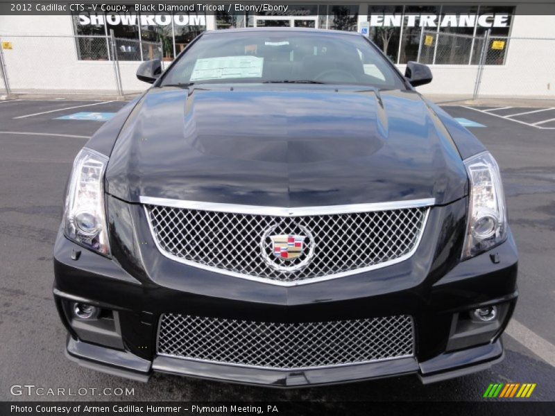 Black Diamond Tricoat / Ebony/Ebony 2012 Cadillac CTS -V Coupe
