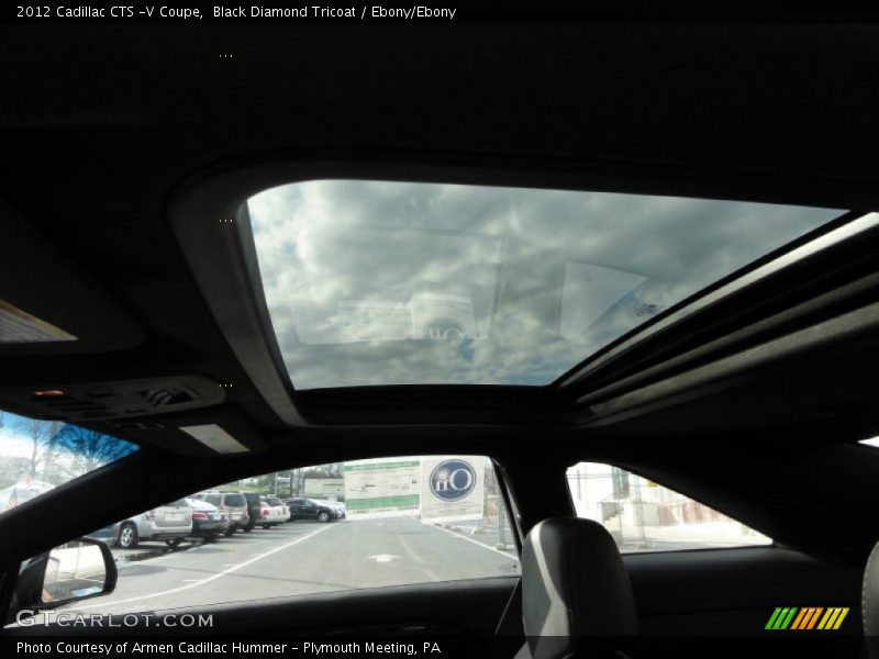 Black Diamond Tricoat / Ebony/Ebony 2012 Cadillac CTS -V Coupe