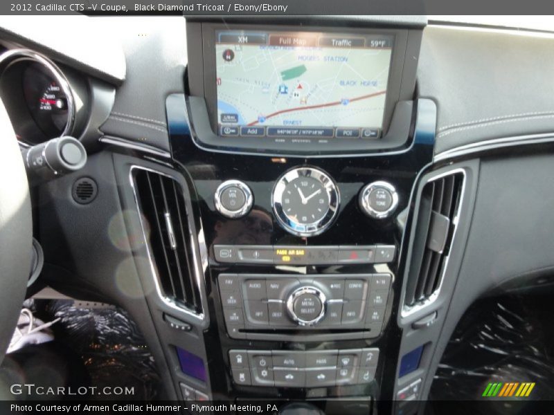 Controls of 2012 CTS -V Coupe