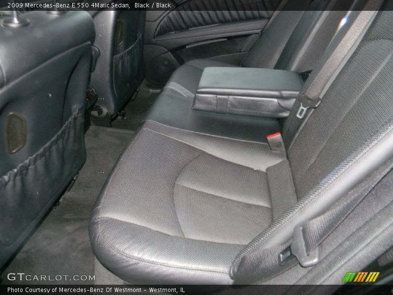 Black / Black 2009 Mercedes-Benz E 550 4Matic Sedan