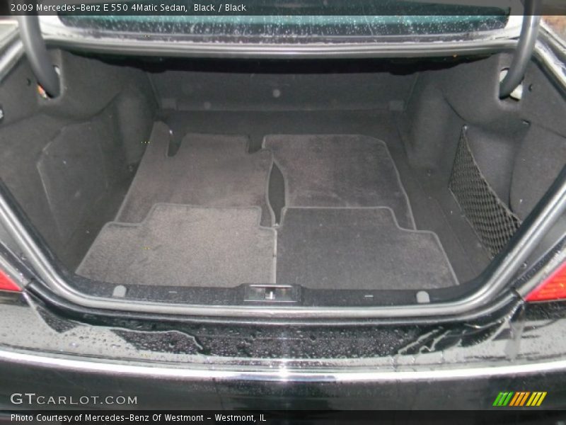 Black / Black 2009 Mercedes-Benz E 550 4Matic Sedan