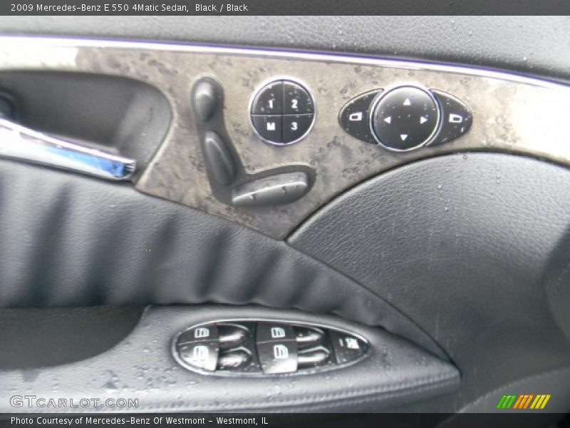 Black / Black 2009 Mercedes-Benz E 550 4Matic Sedan