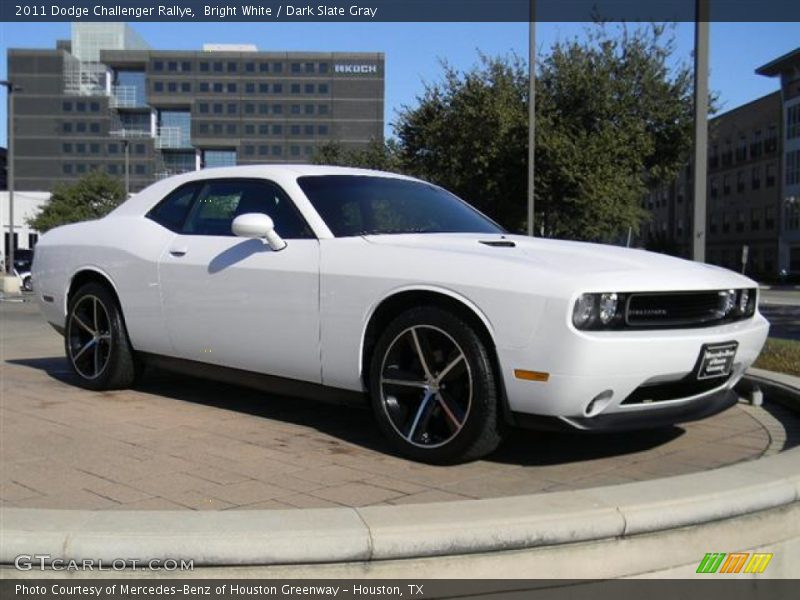 Bright White / Dark Slate Gray 2011 Dodge Challenger Rallye