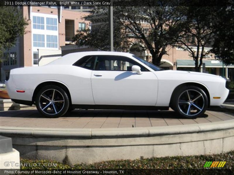 Bright White / Dark Slate Gray 2011 Dodge Challenger Rallye