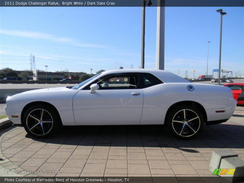 Bright White / Dark Slate Gray 2011 Dodge Challenger Rallye