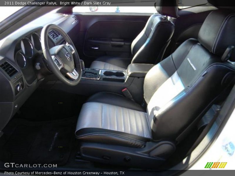 Bright White / Dark Slate Gray 2011 Dodge Challenger Rallye