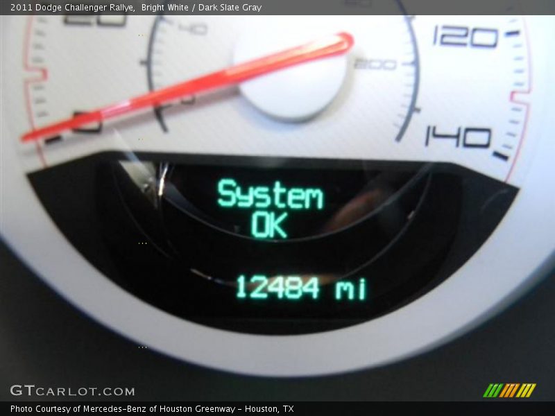 Bright White / Dark Slate Gray 2011 Dodge Challenger Rallye