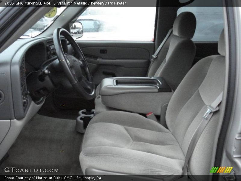 Silver Birch Metallic / Pewter/Dark Pewter 2005 GMC Yukon SLE 4x4
