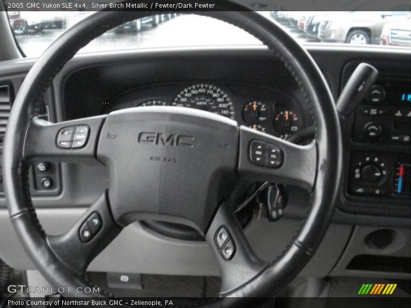 Silver Birch Metallic / Pewter/Dark Pewter 2005 GMC Yukon SLE 4x4