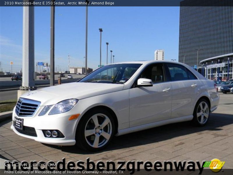 Arctic White / Almond Beige 2010 Mercedes-Benz E 350 Sedan