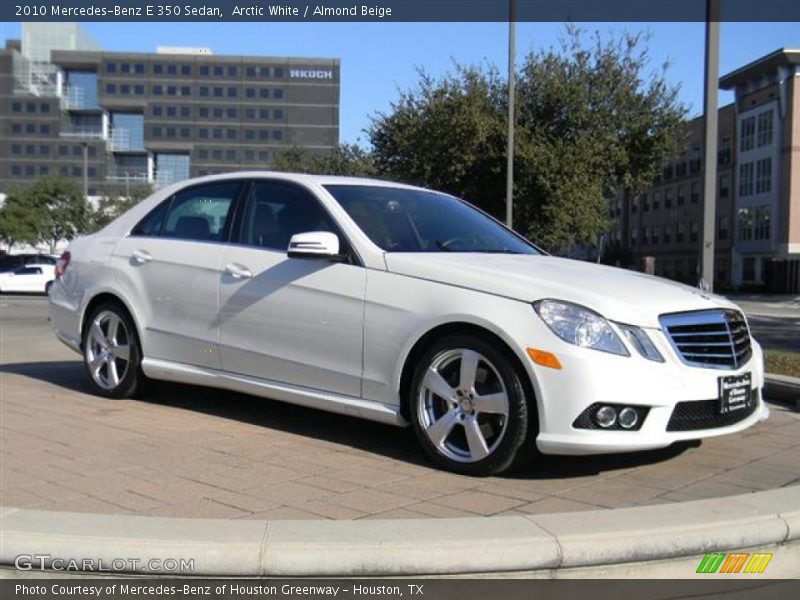 Arctic White / Almond Beige 2010 Mercedes-Benz E 350 Sedan