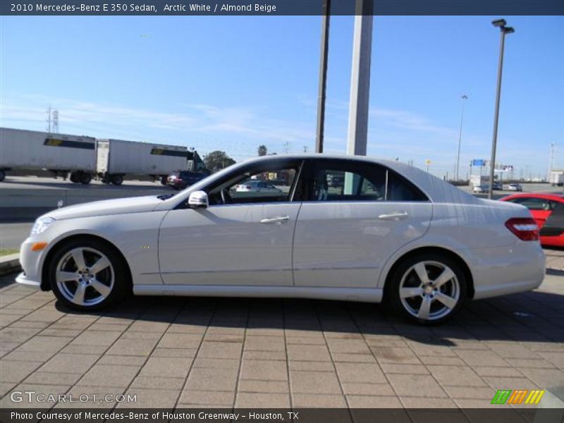 Arctic White / Almond Beige 2010 Mercedes-Benz E 350 Sedan