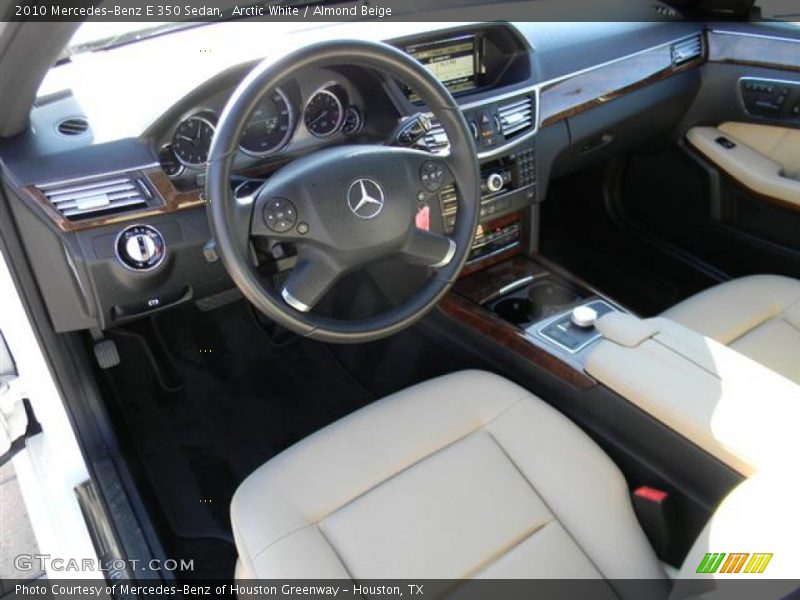 Arctic White / Almond Beige 2010 Mercedes-Benz E 350 Sedan