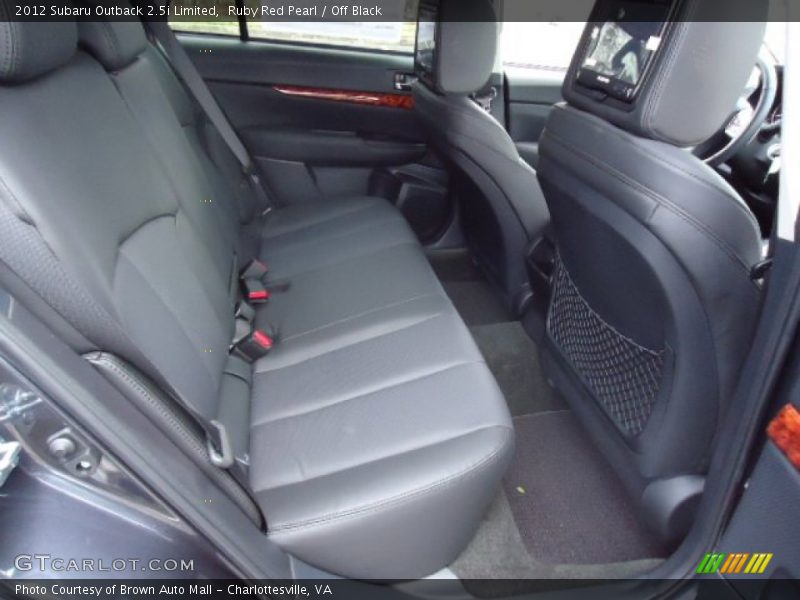 Ruby Red Pearl / Off Black 2012 Subaru Outback 2.5i Limited