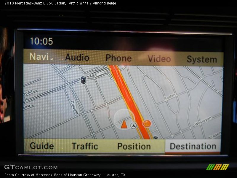 Arctic White / Almond Beige 2010 Mercedes-Benz E 350 Sedan