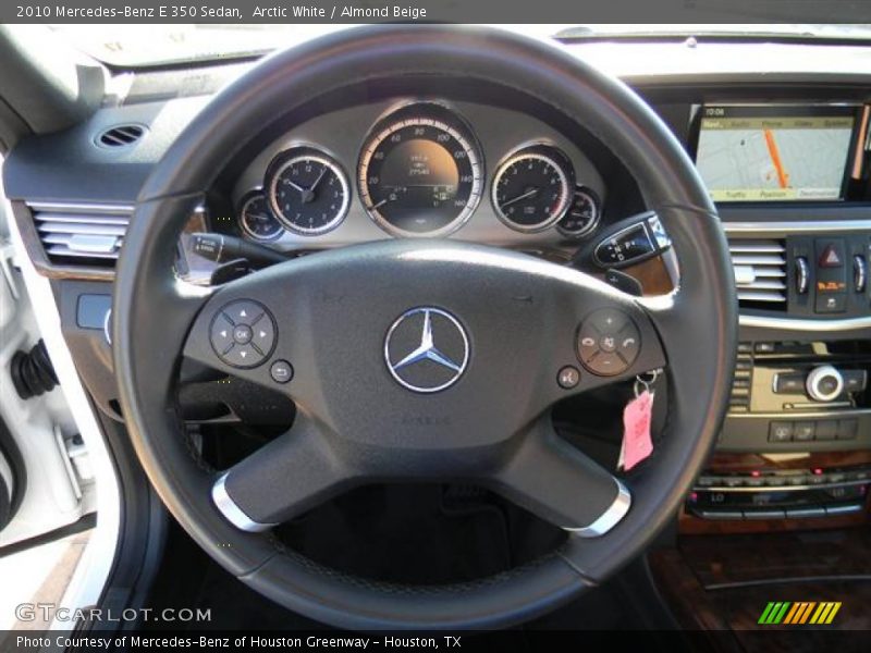 Arctic White / Almond Beige 2010 Mercedes-Benz E 350 Sedan