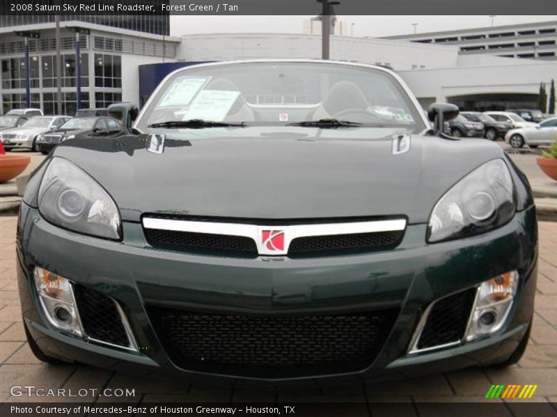 Forest Green / Tan 2008 Saturn Sky Red Line Roadster