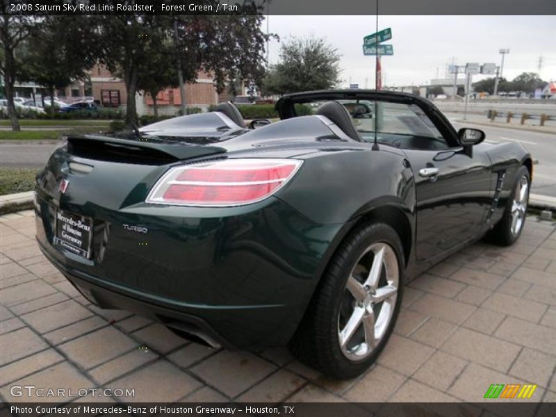 Forest Green / Tan 2008 Saturn Sky Red Line Roadster
