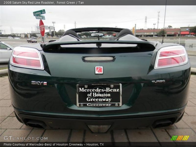Forest Green / Tan 2008 Saturn Sky Red Line Roadster