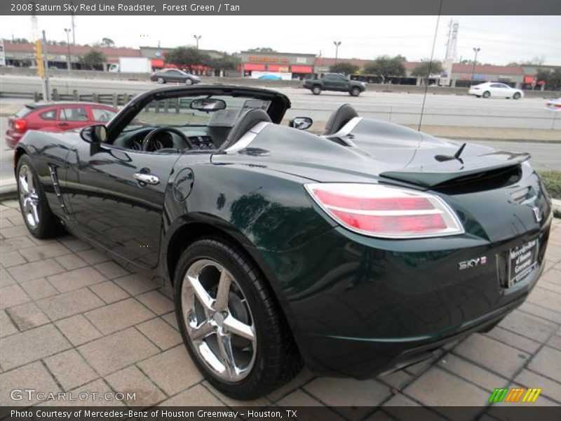 Red Line Roadster in Forest Green - 2008 Saturn Sky Red Line Roadster
