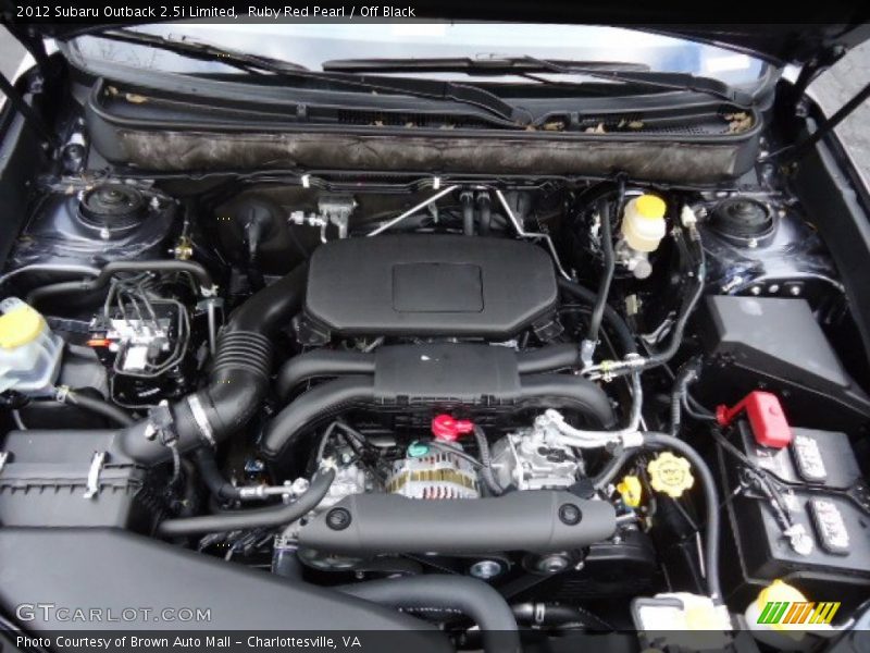 Ruby Red Pearl / Off Black 2012 Subaru Outback 2.5i Limited