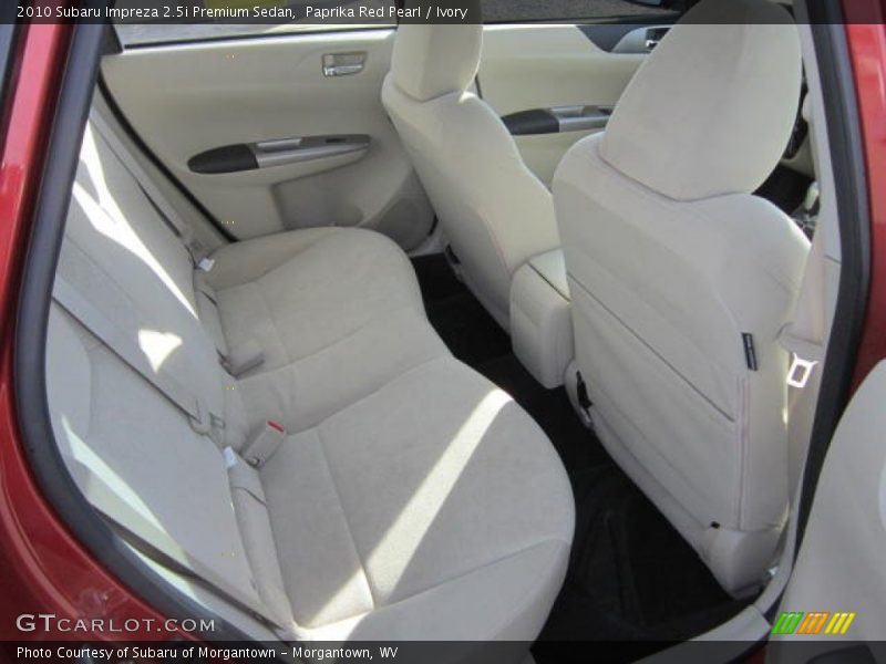 Paprika Red Pearl / Ivory 2010 Subaru Impreza 2.5i Premium Sedan