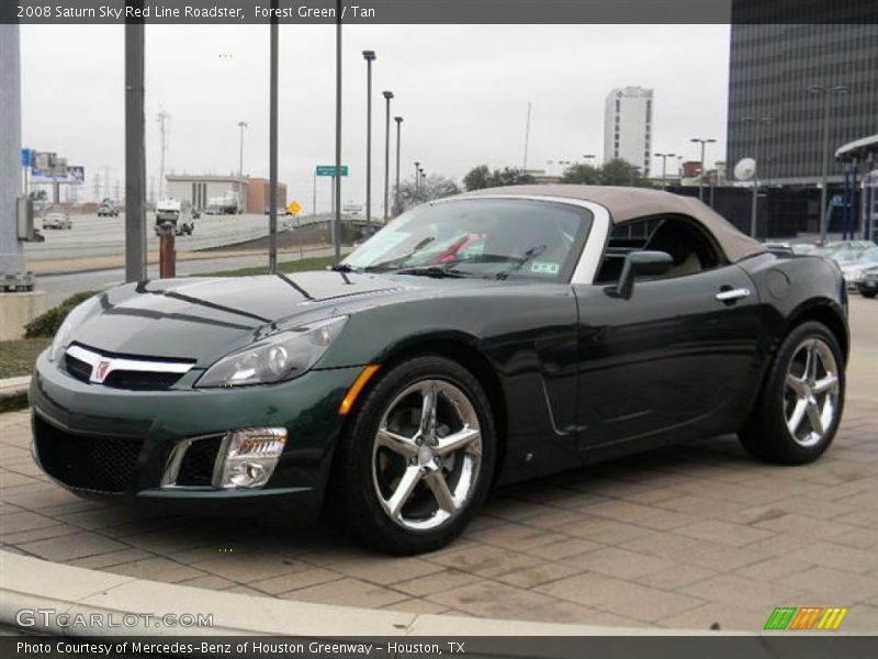 Front 3/4 View of 2008 Sky Red Line Roadster