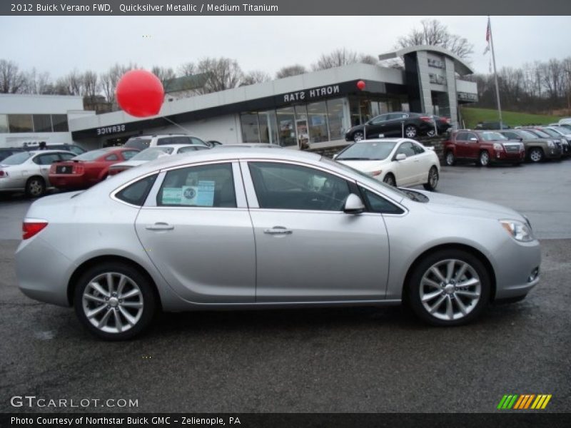 Quicksilver Metallic / Medium Titanium 2012 Buick Verano FWD