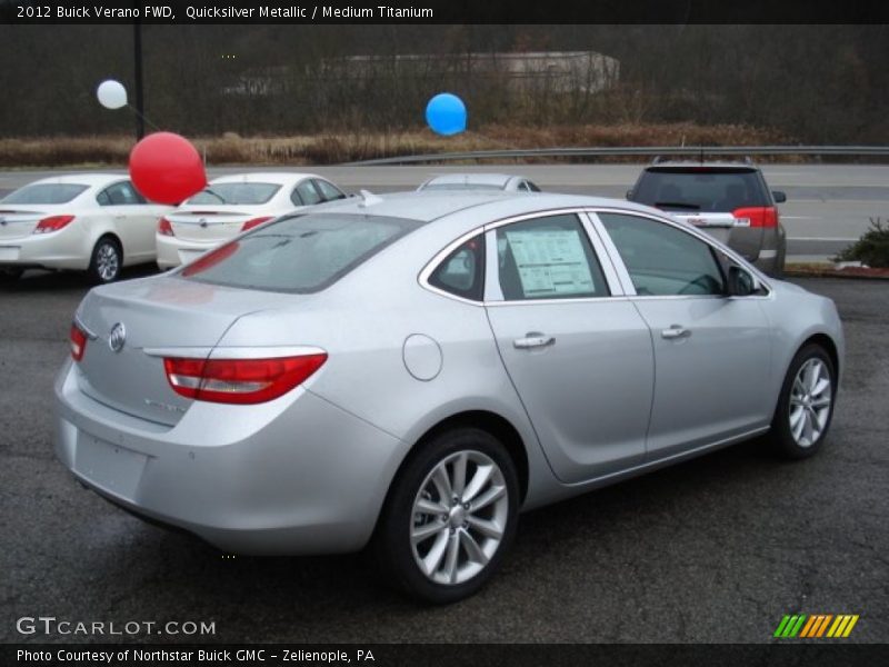 Quicksilver Metallic / Medium Titanium 2012 Buick Verano FWD