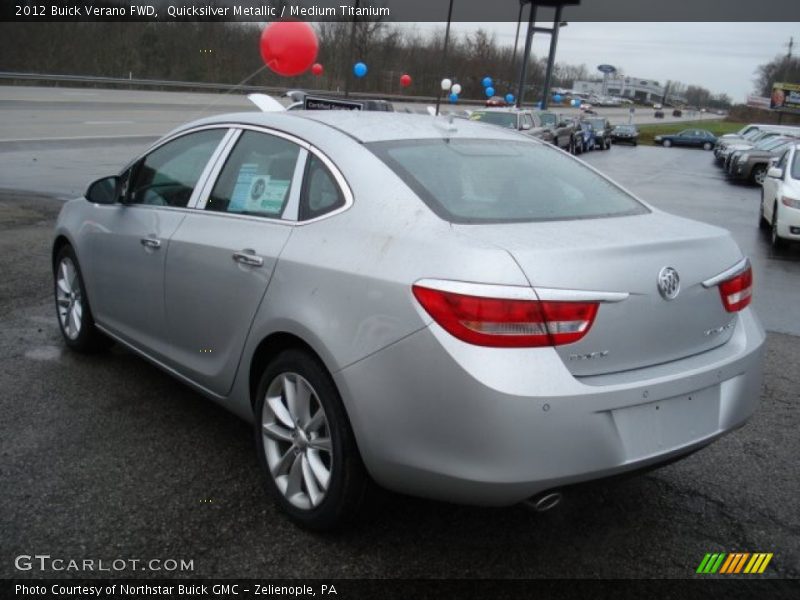 Quicksilver Metallic / Medium Titanium 2012 Buick Verano FWD