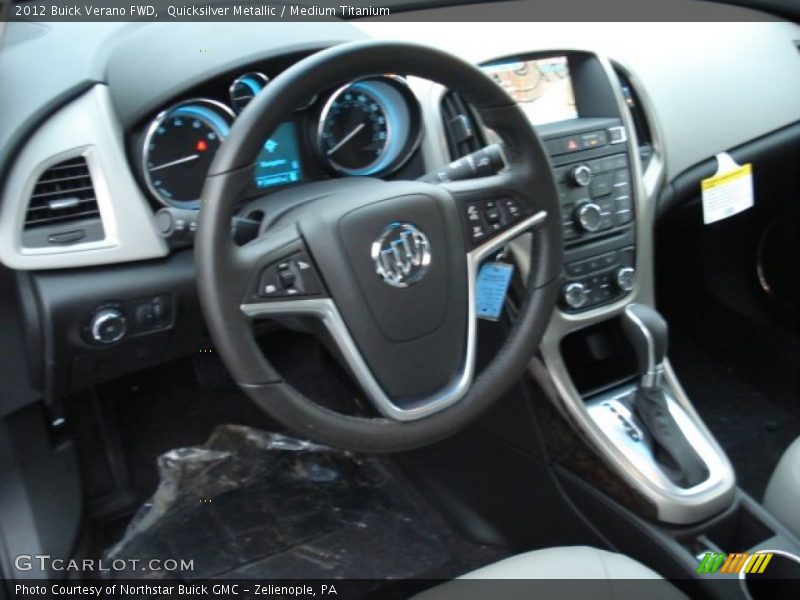 Quicksilver Metallic / Medium Titanium 2012 Buick Verano FWD