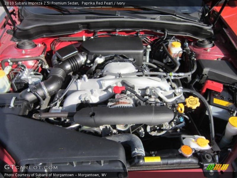 Paprika Red Pearl / Ivory 2010 Subaru Impreza 2.5i Premium Sedan