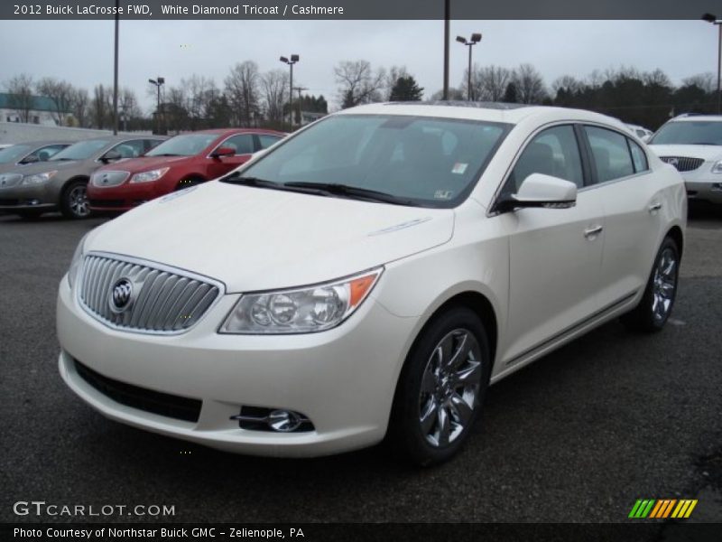 White Diamond Tricoat / Cashmere 2012 Buick LaCrosse FWD