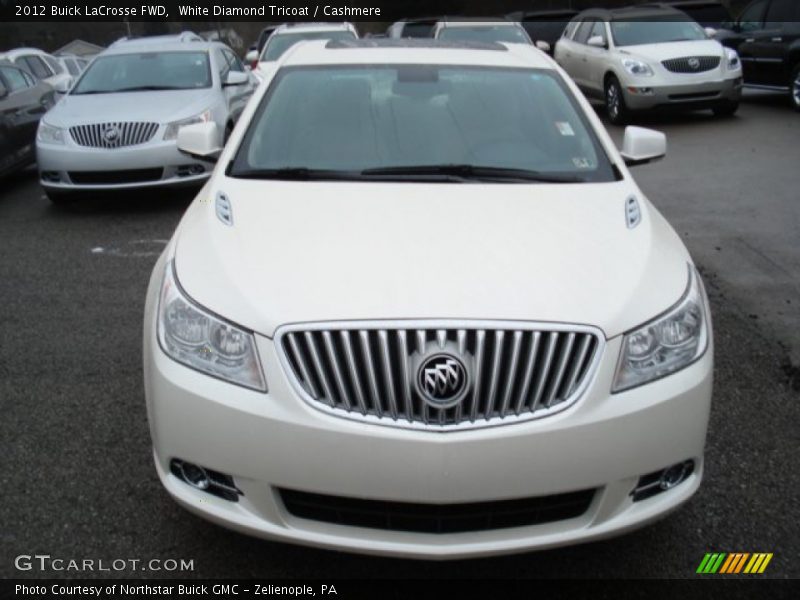 White Diamond Tricoat / Cashmere 2012 Buick LaCrosse FWD