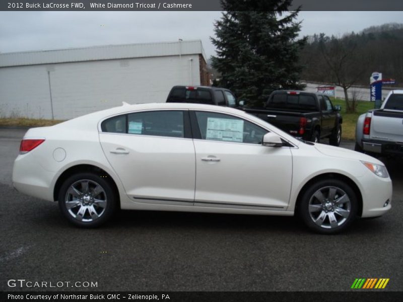 White Diamond Tricoat / Cashmere 2012 Buick LaCrosse FWD
