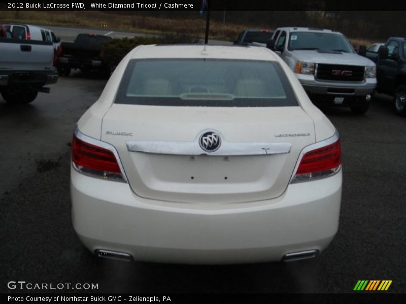 White Diamond Tricoat / Cashmere 2012 Buick LaCrosse FWD